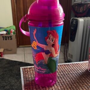 #66 Disney Parks Pink Ariel Sipper Cup